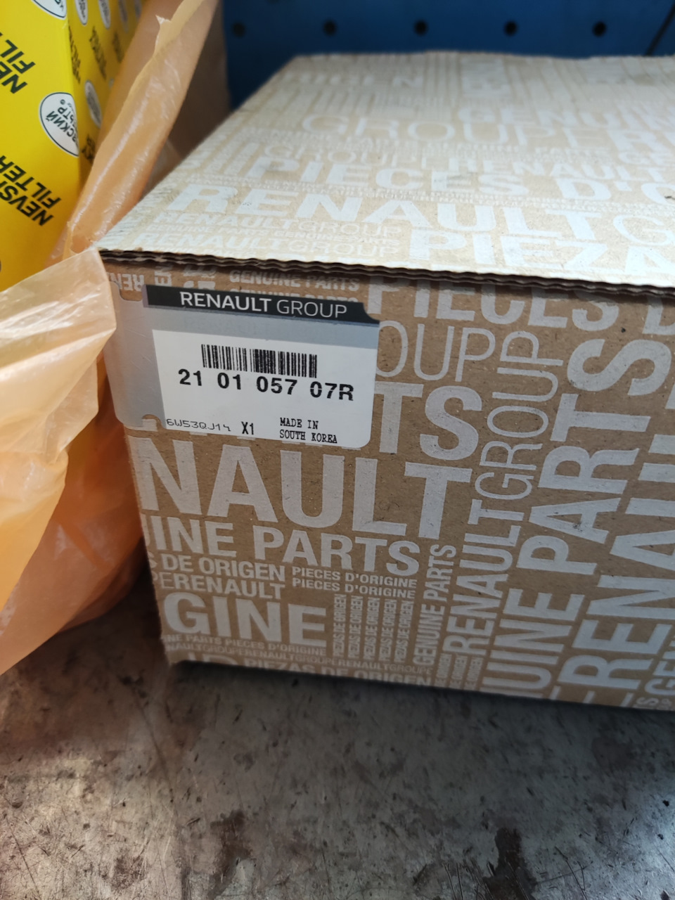 210105707R Насос водяной в сборе RENAULT | Запчасти на DRIVE2