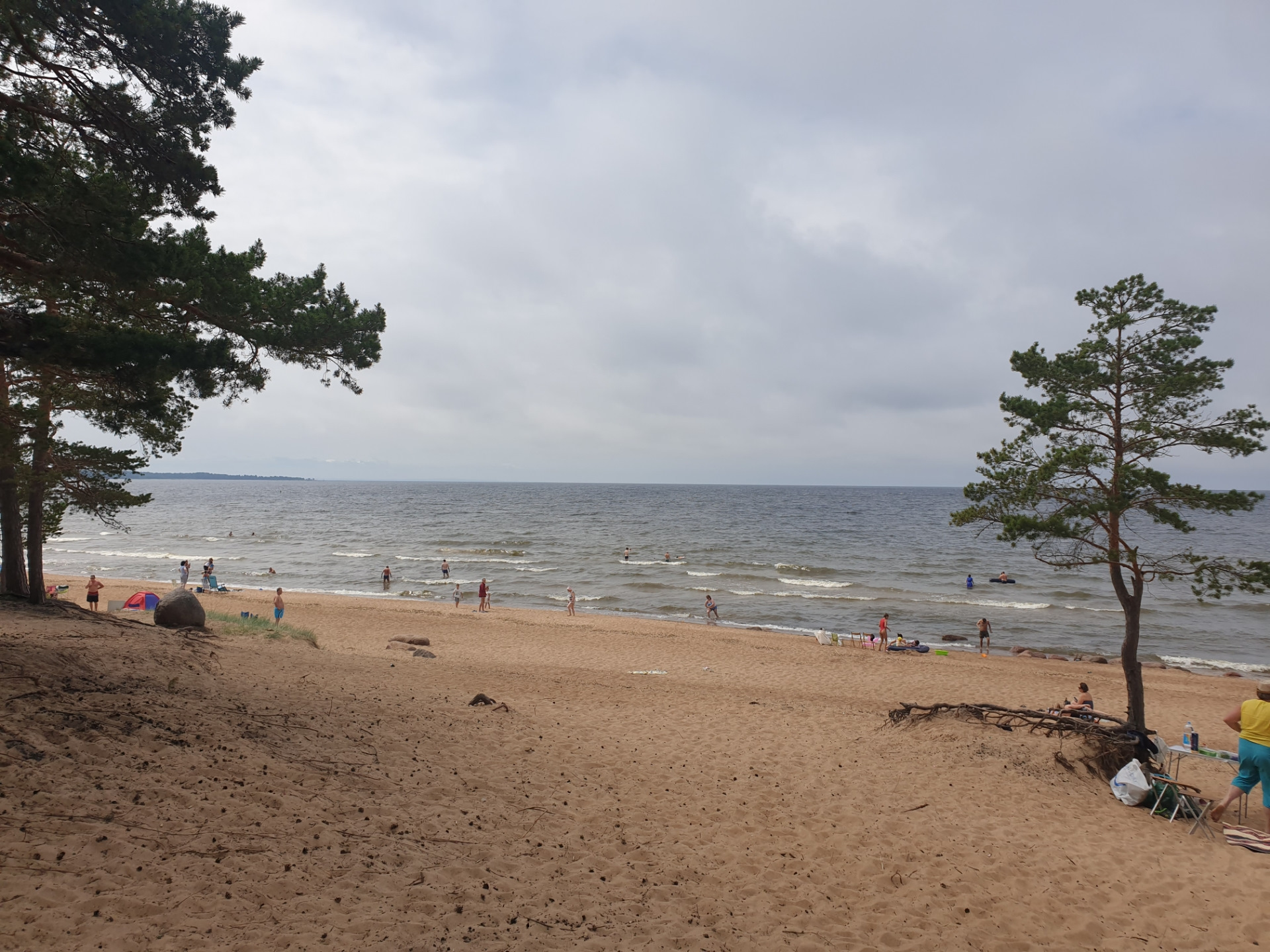 Финский залив Сосновый Бор пляж