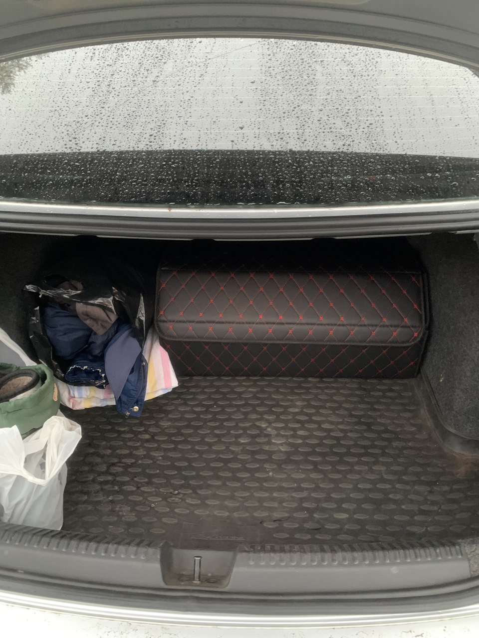 Заглушка на петлю от Skoda и органайзер с wb в багажник — Volkswagen ...