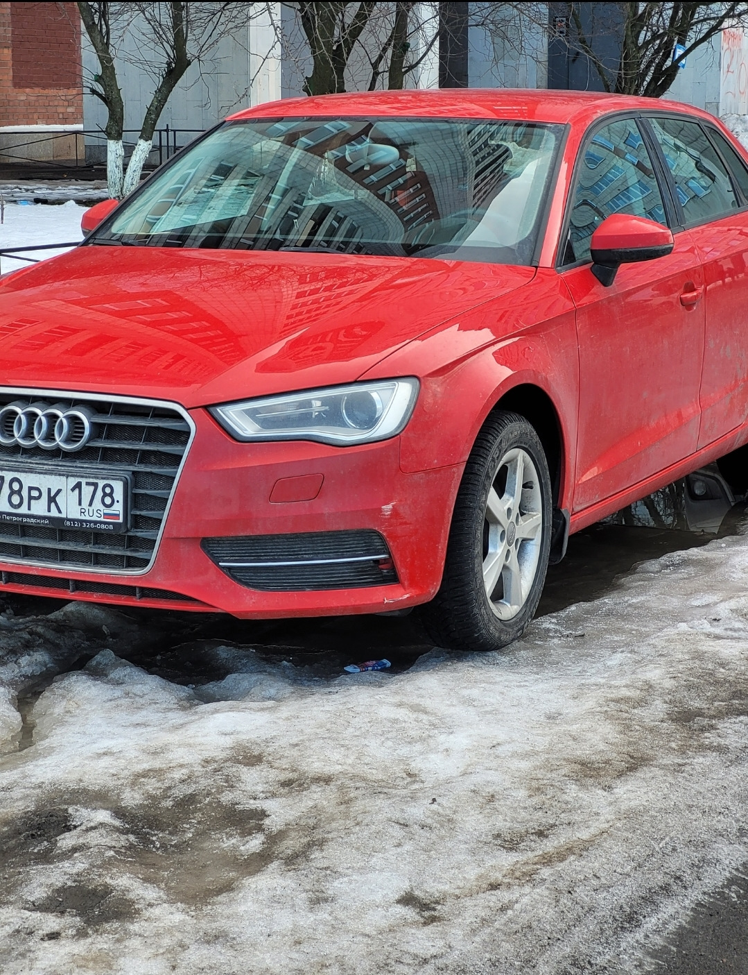 Курьезное ДТП 1 — Audi A3 (8V), 1,4 л, 2015 года | ДТП | DRIVE2