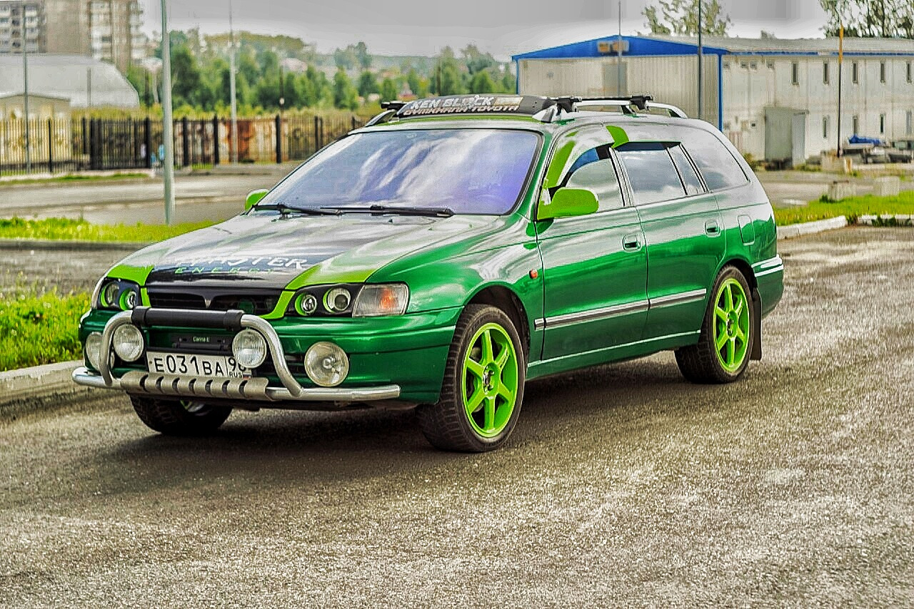 Лета в ленту — Toyota Carina E, 1,8 л, 1997 года | фотография | DRIVE2