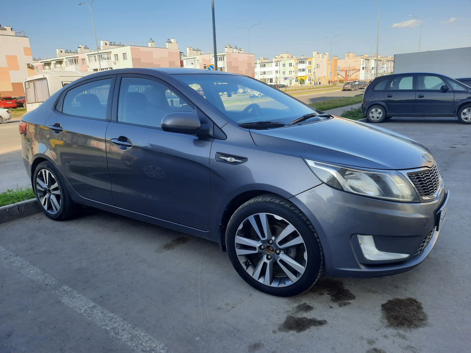 Колеса R17 от Vesta Cross. — KIA Rio (3G), 1,6 л, 2012 года | колёсные диски  | DRIVE2