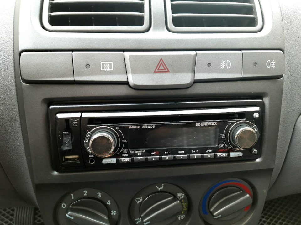 Замена магнитолы на Pioner MVH-S520BT — Hyundai Accent (2G), 1,5 л ...