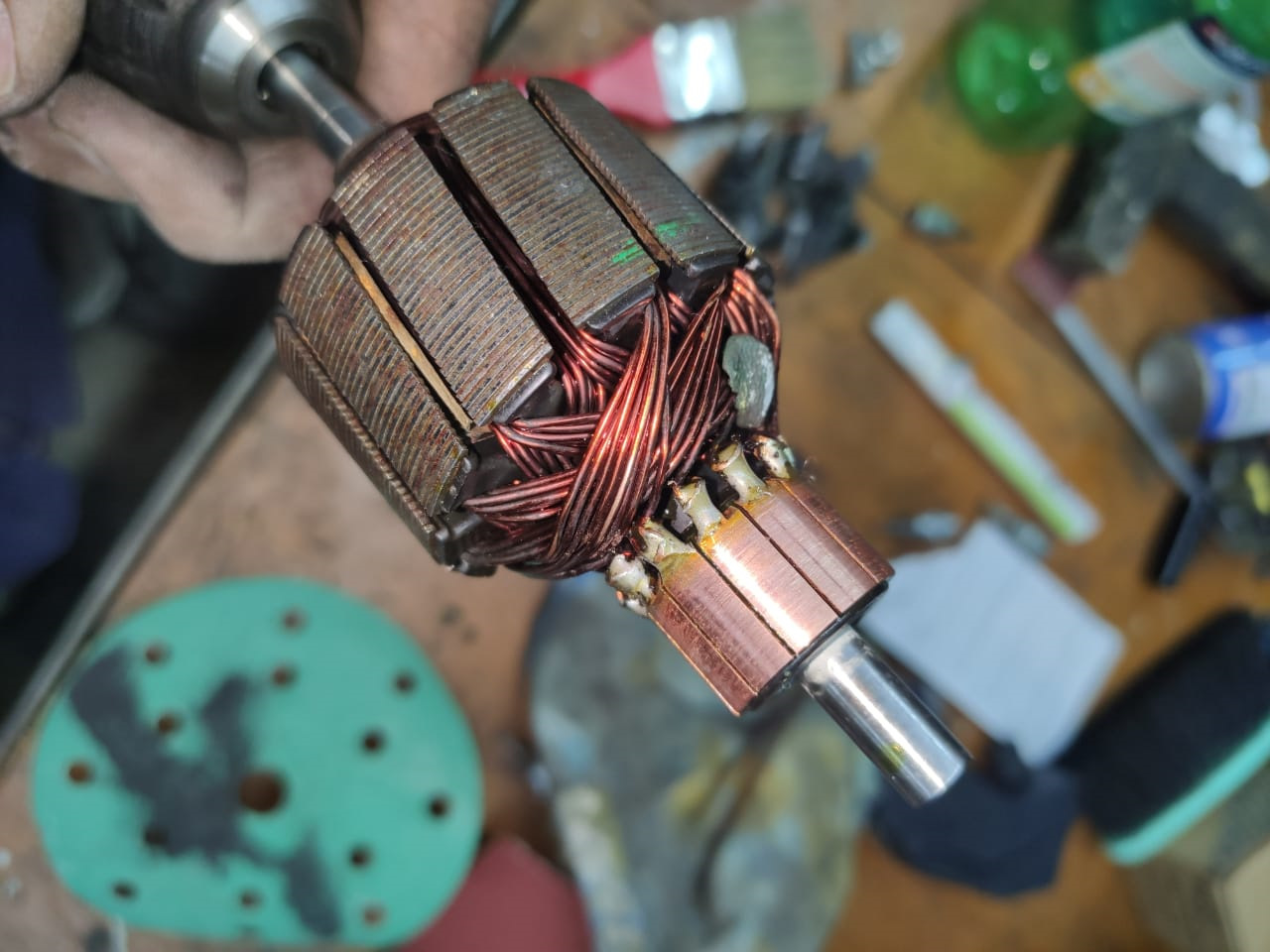 Полнейший ремонт моторчика печки: втулки, щетки, коллектор. — Opel ...