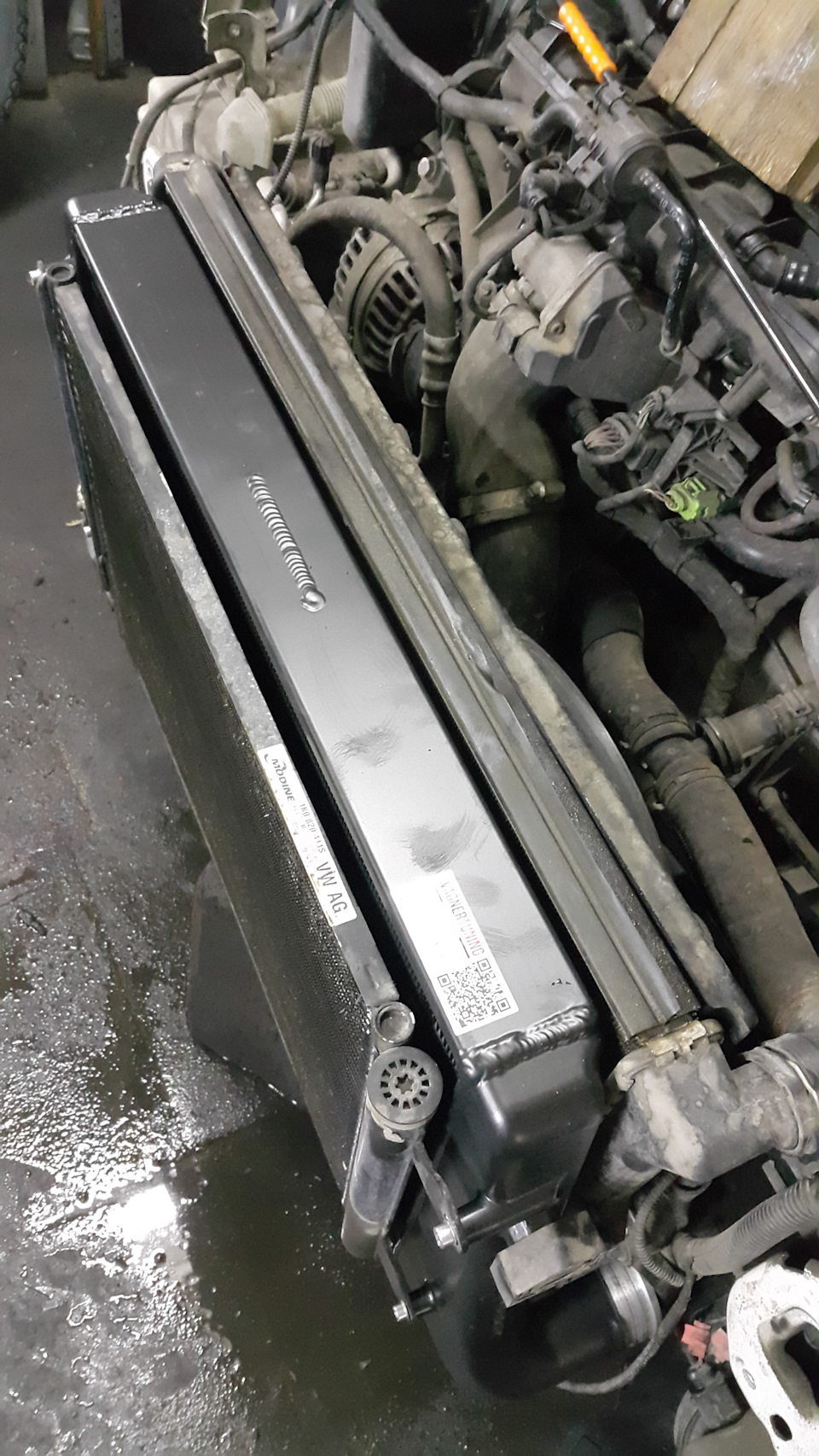 А теперь смотрим на толщину нового — Skoda Yeti