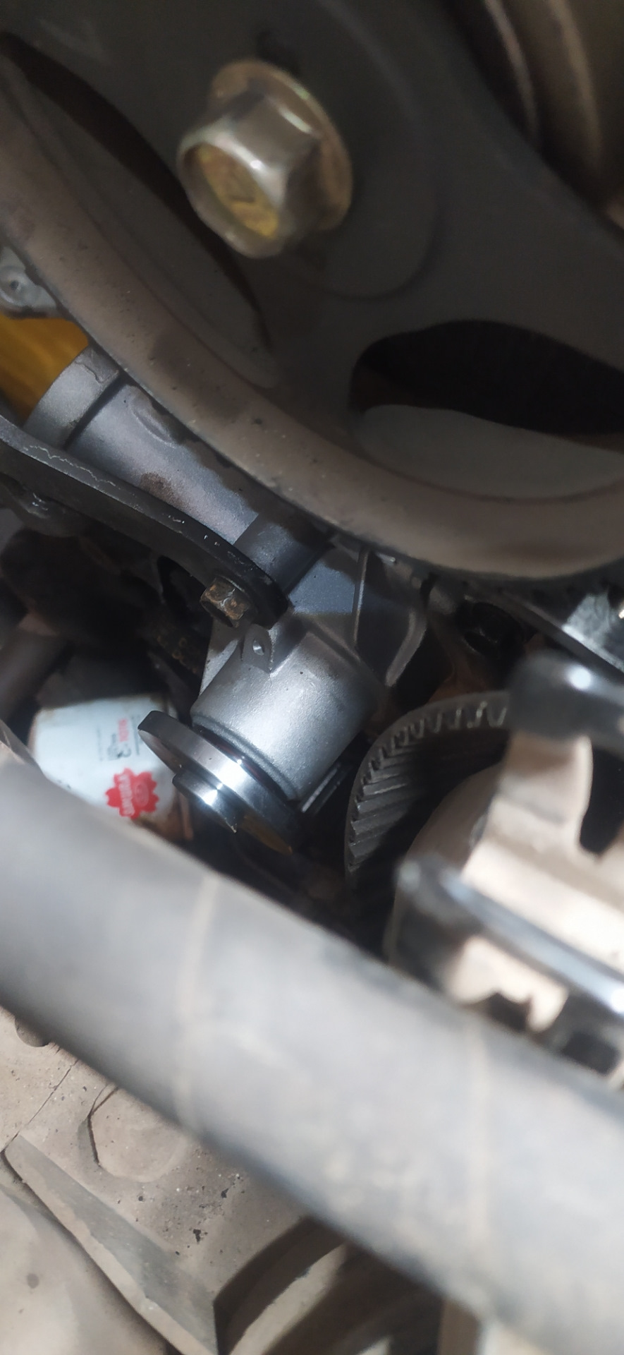 Помпа — Hyundai Santa Fe (1G), 2,4 л, 2004 года | поломка | DRIVE2