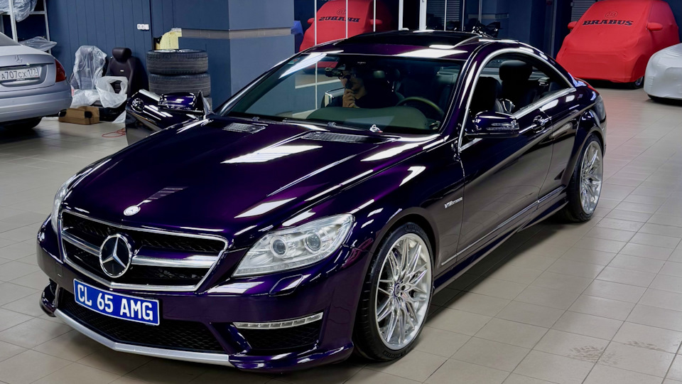 Mercedes-Benz CL 65 AMG Черничка V12 Biturbo 💜
