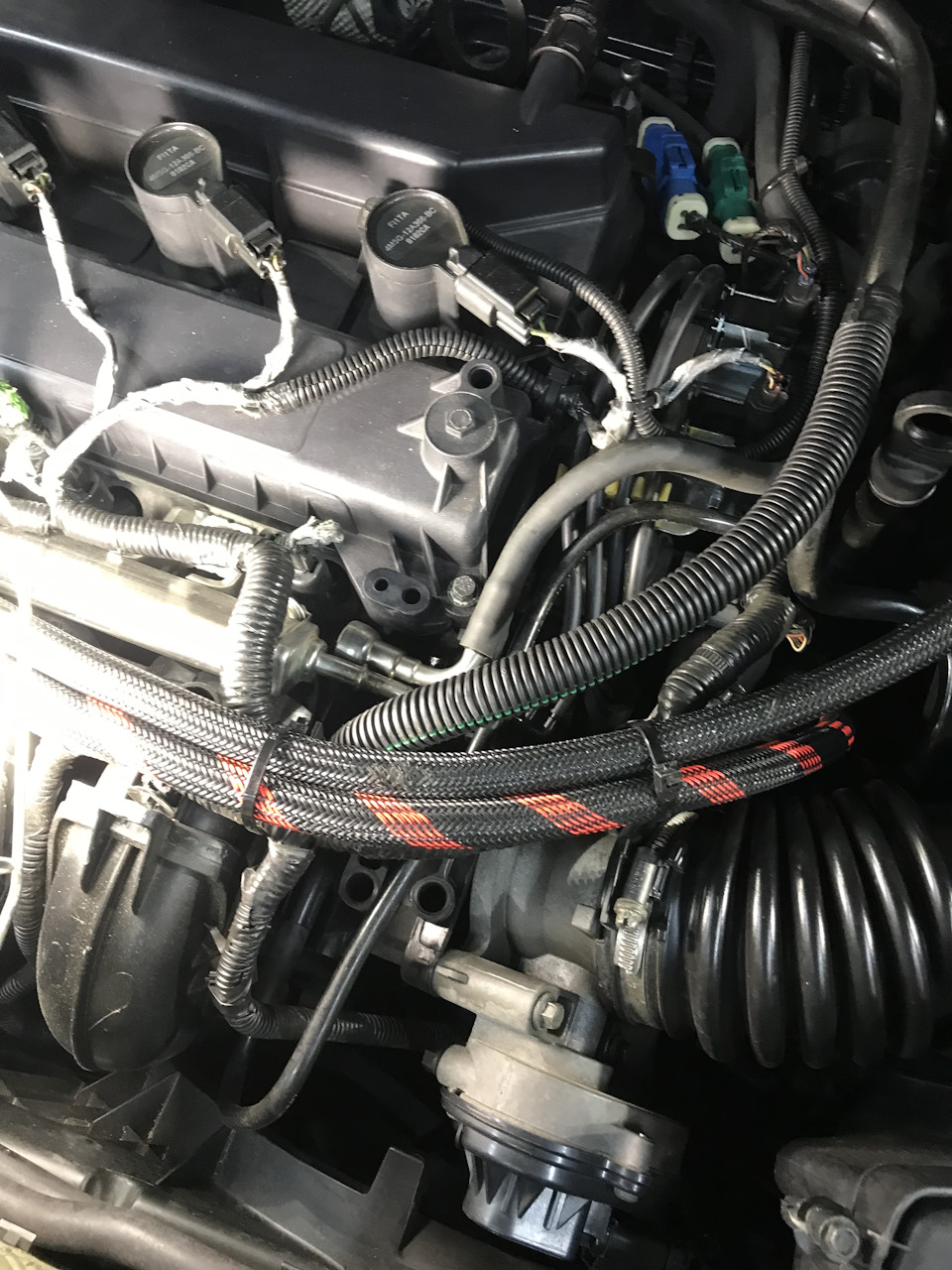 Би линзы в птф Киа Спектра часть 2 — KIA Spectra, 1,6 л, 2007 года ...