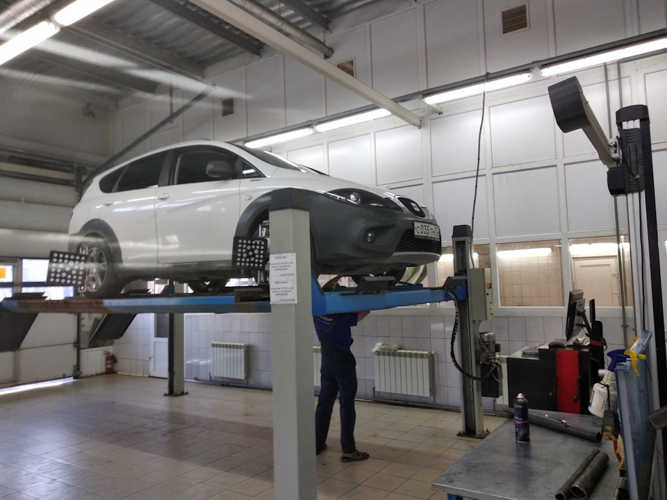 Кого-то тянет налево. А меня то туда, то сюда — SEAT Altea Freetrack, 2 ...