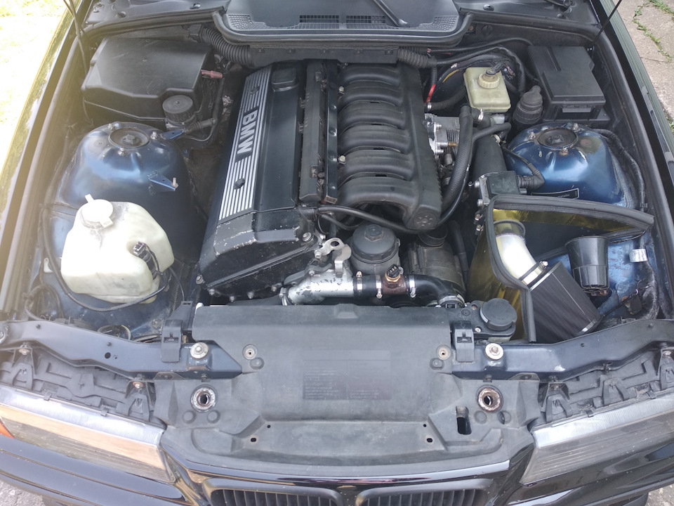 Cold air intake bmw e36 m50b30 — BMW 3 series Coupe (E36), 3 л, 1997