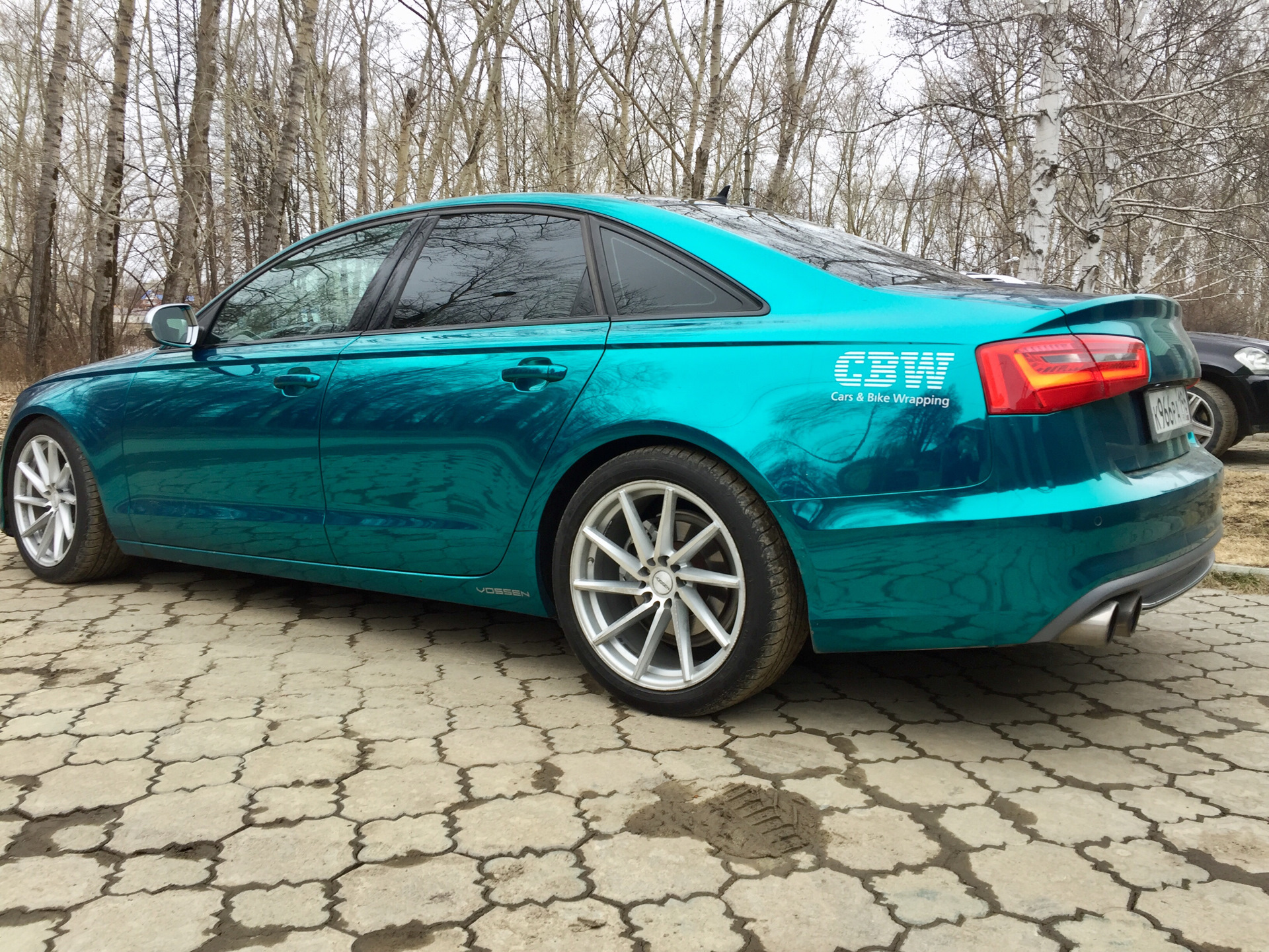 Audi a6 Emerald Chrome