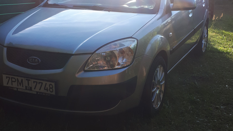 Защитный кожух тормозного диска — KIA Rio (2G), 1,4 л, 2006 года ...