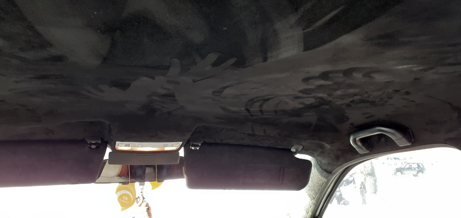 Черный алькантара потолок мем Черный потолок(алькантара) - Skoda Octavia RS A4 Mk1, 1,8 л, 2008 года своими ру