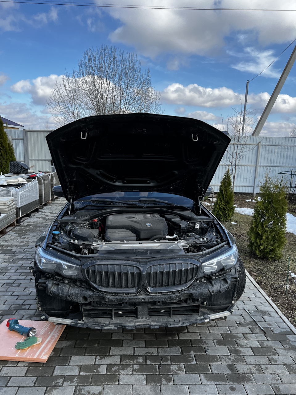 Замена фар, установка губы, порогов и прочие мелочи — BMW 3 series (G20), 2  л, 2021 года | аксессуары | DRIVE2