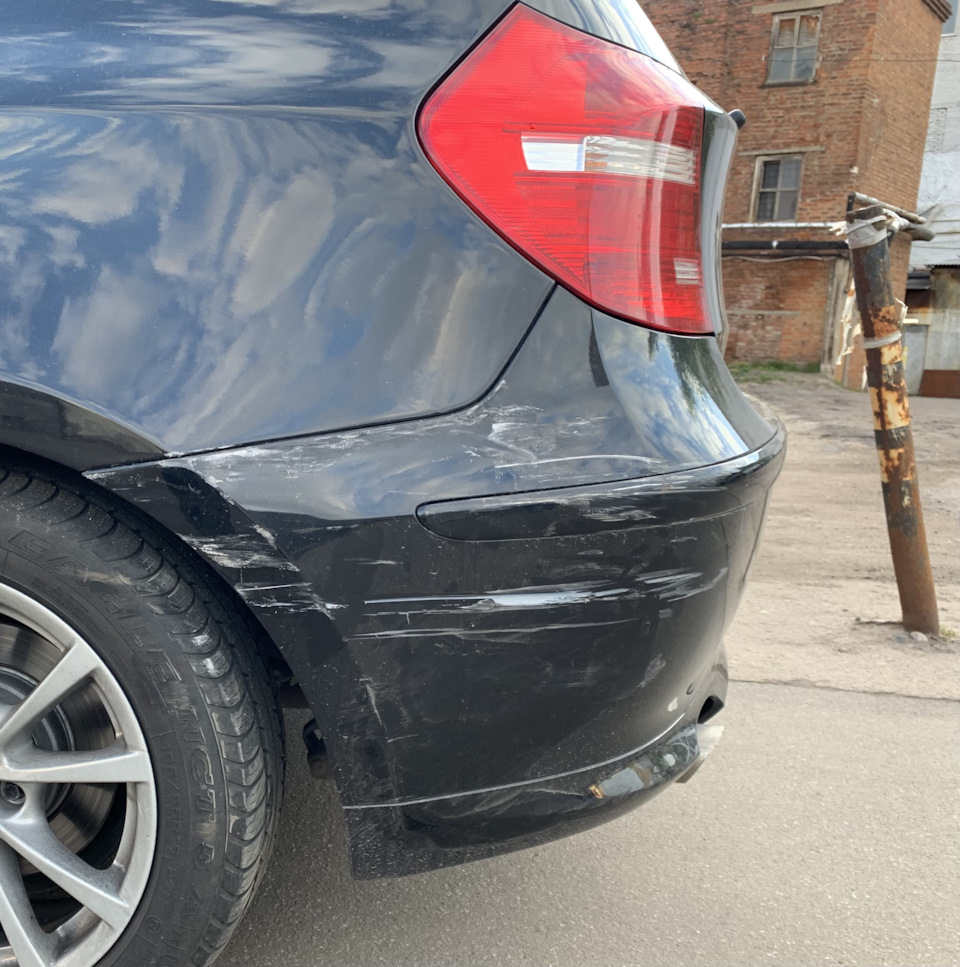 ДТП :( — BMW 1 series (E81/E87), 1,6 л, 2011 года | ДТП | DRIVE2