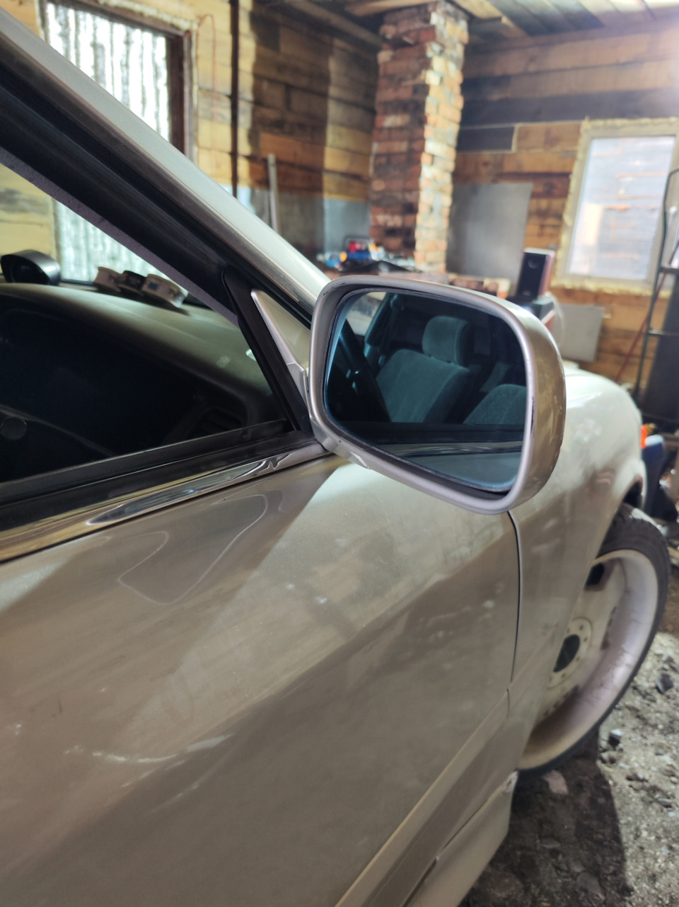 Установка зеркал с подогревом!) — Toyota Chaser (100), 2,5 л, 1998 года ...