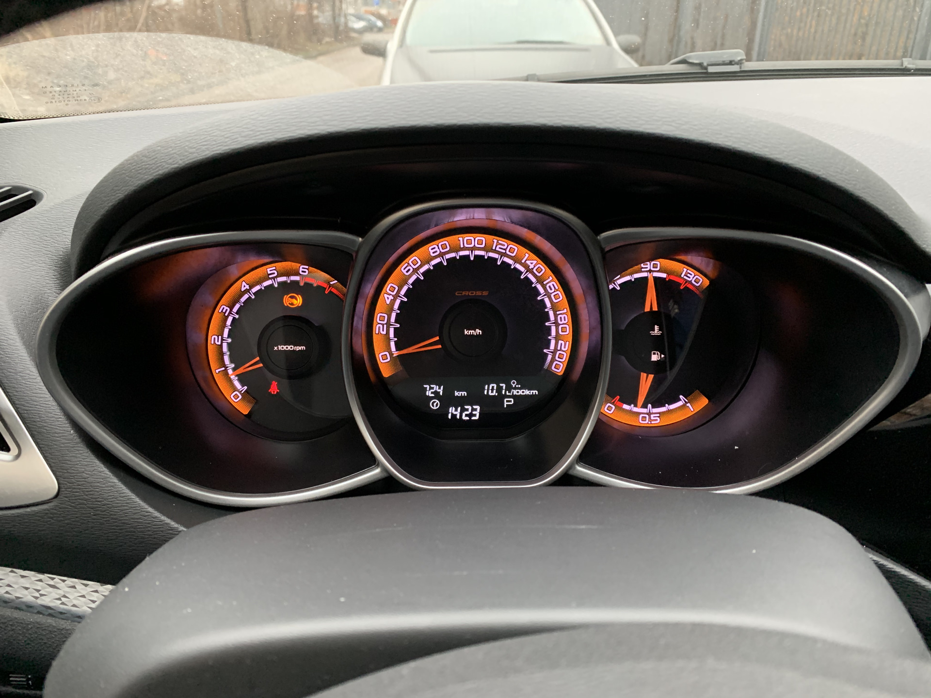 Мгновенный расход топлива при движении в пробке — LADA Vesta SW Cross ...