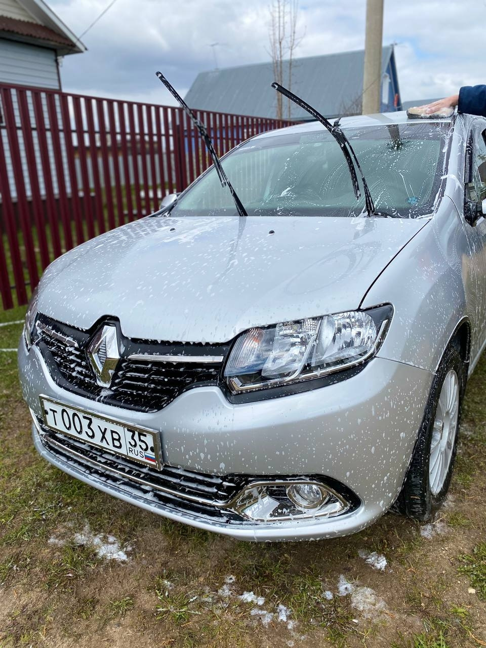 Банный день авто — Renault Logan (2G), 1,6 л, 2015 года | своими руками |  DRIVE2