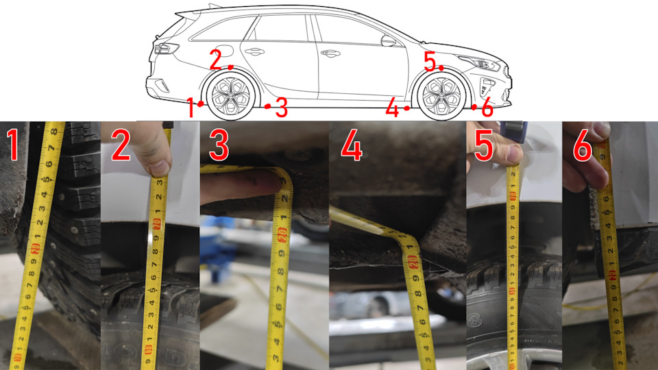 Клиренс! Становимся ближе к небу 3 способами — KIA Ceed SW (2G), 1,6 л ...