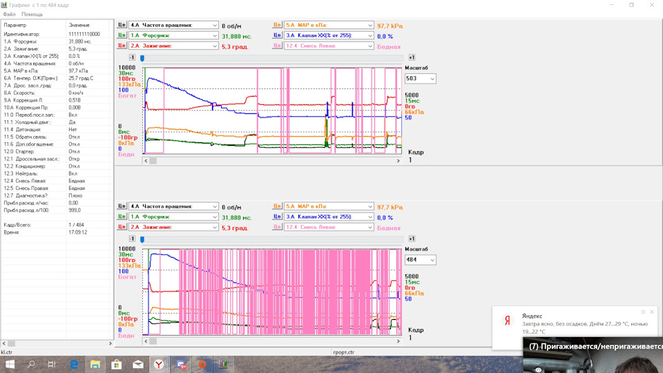 Тойота камри распиновка датчика кислорода