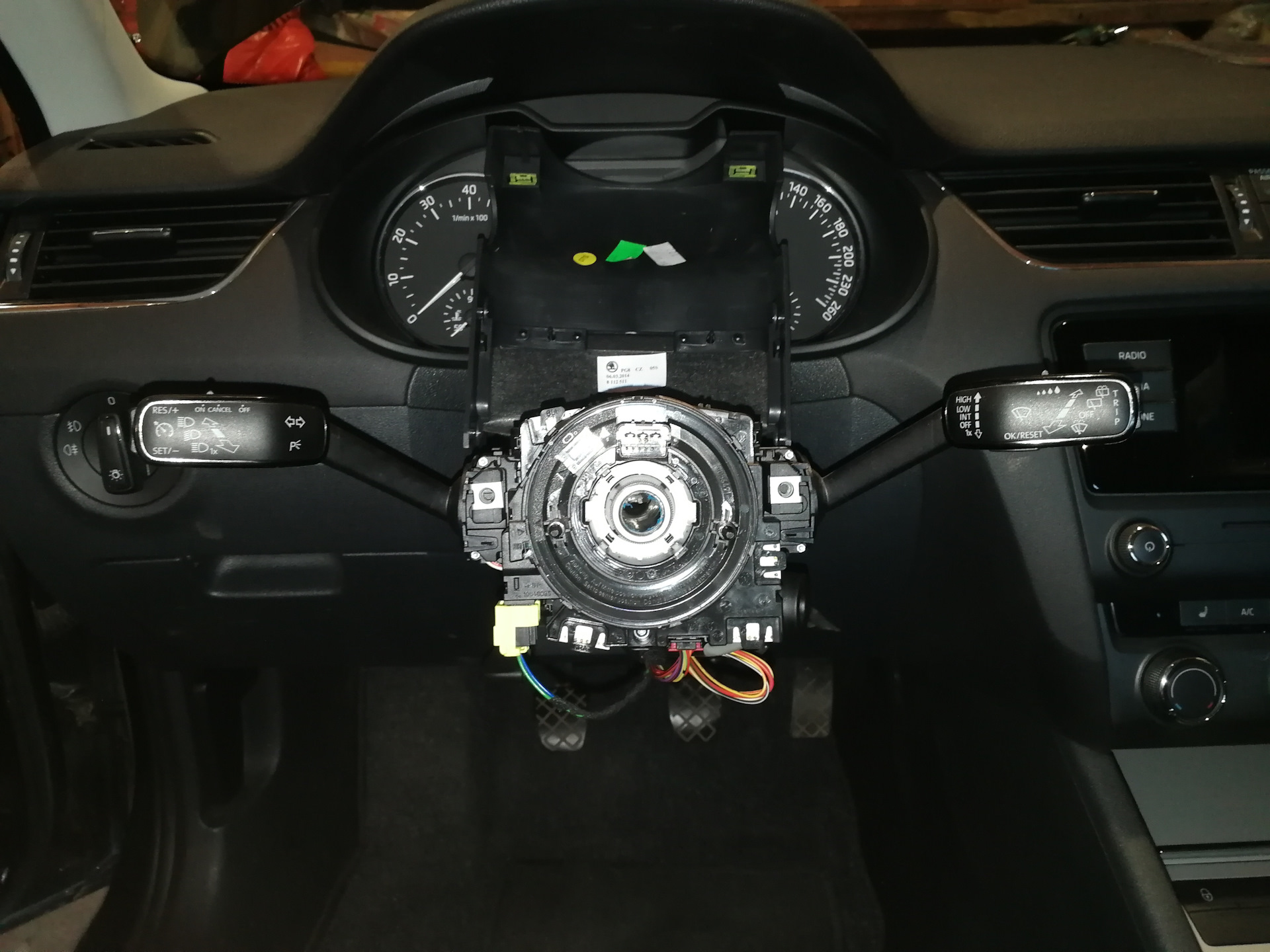 Установка круиз контроля — Skoda Octavia A7 Mk3, 1,2 л, 2014 года ...