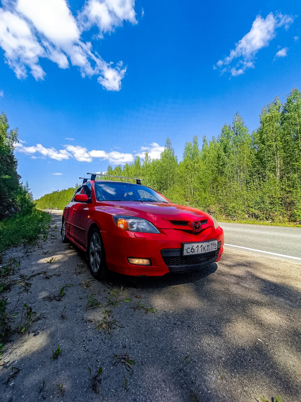 Трасса Нижний Тагил — Екатеринбург — Mazda 3 (1G) BK