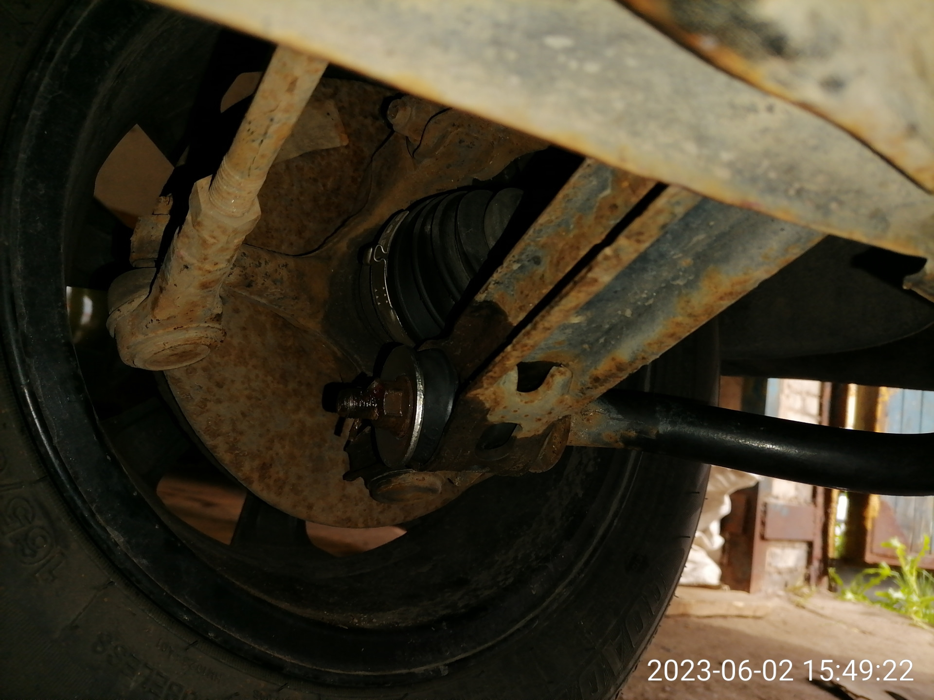 Замена шарового рычага, снова правый — Daewoo Matiz (M100, M150), 0,8 л ...