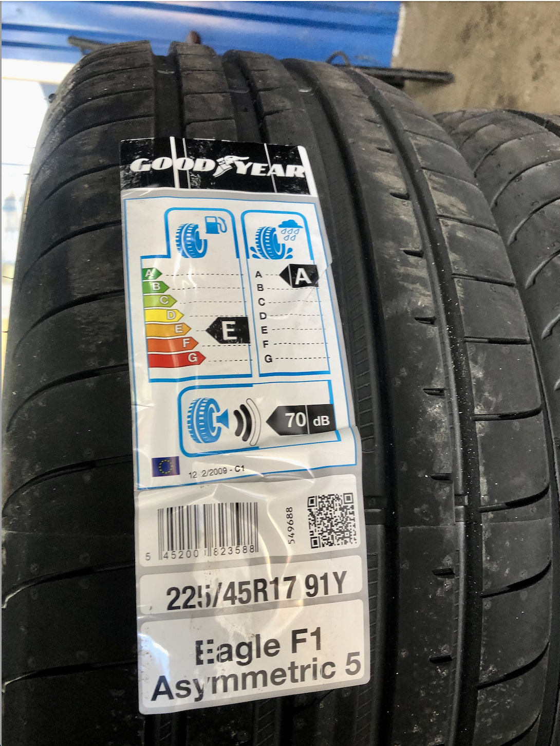 Лето Goodyear Eagle F1 Asymmetric 5 225/45 R17 91Y — Volkswagen ...