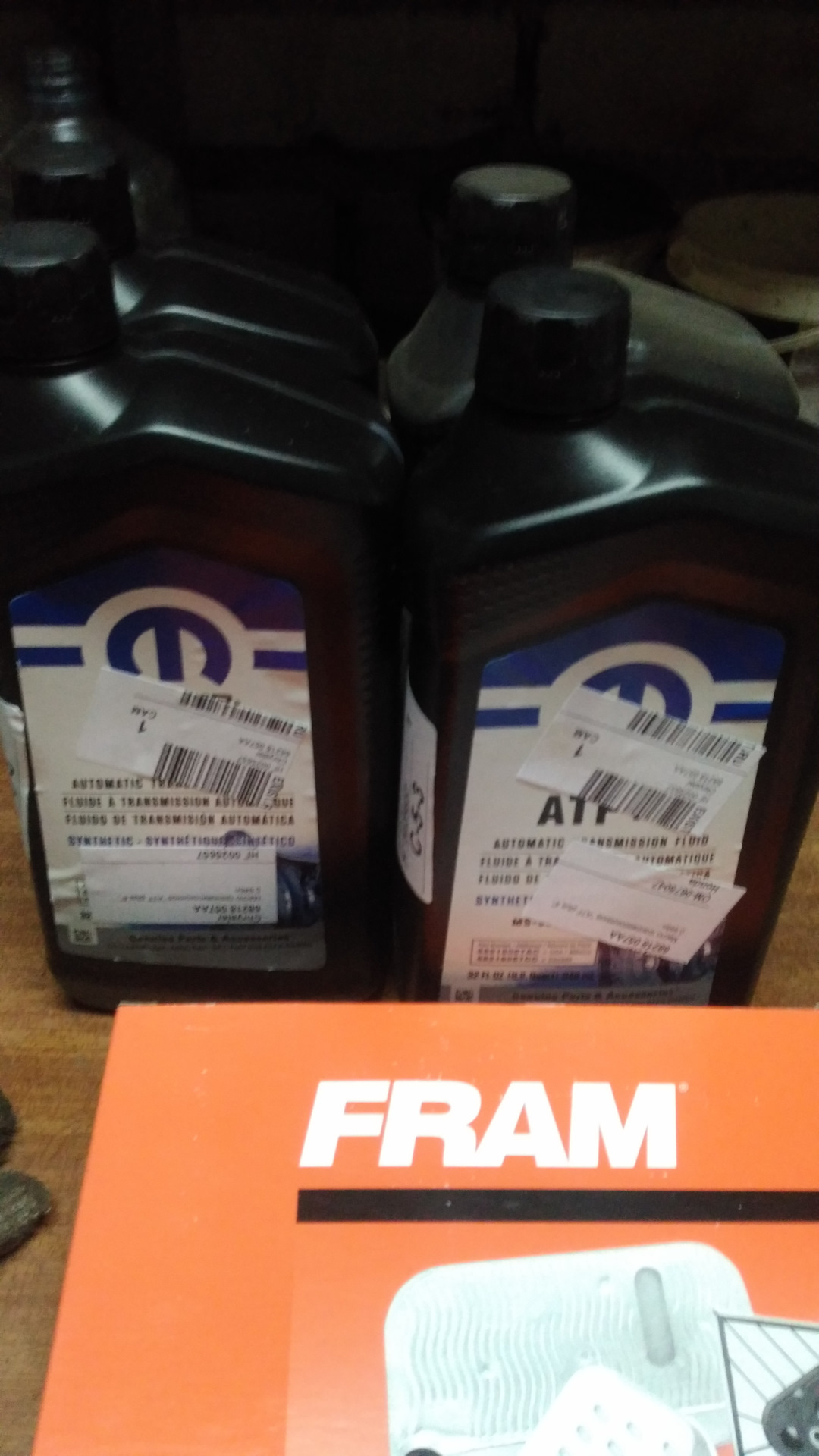 12122020_замена масла в АКПП. — Dodge Journey, 2,4 л, 2010 года