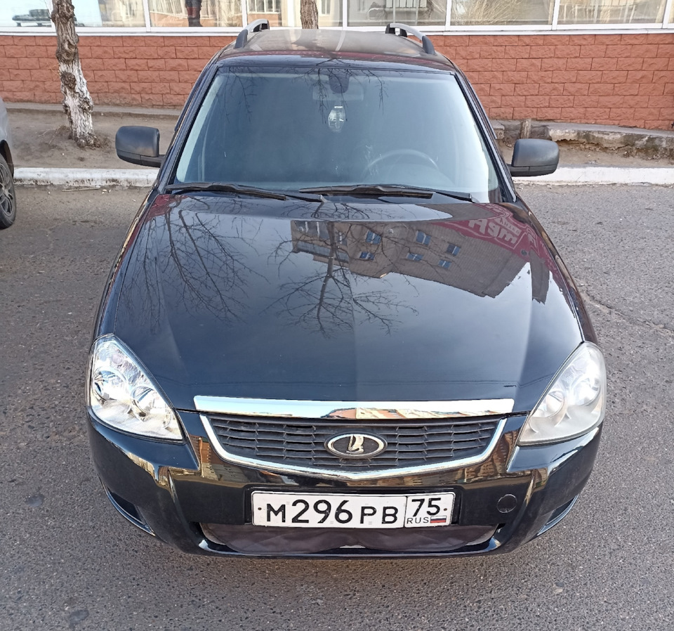 Замена бампера на бампер от Приоры 2. — Lada Приора универсал, 1,6 л ...