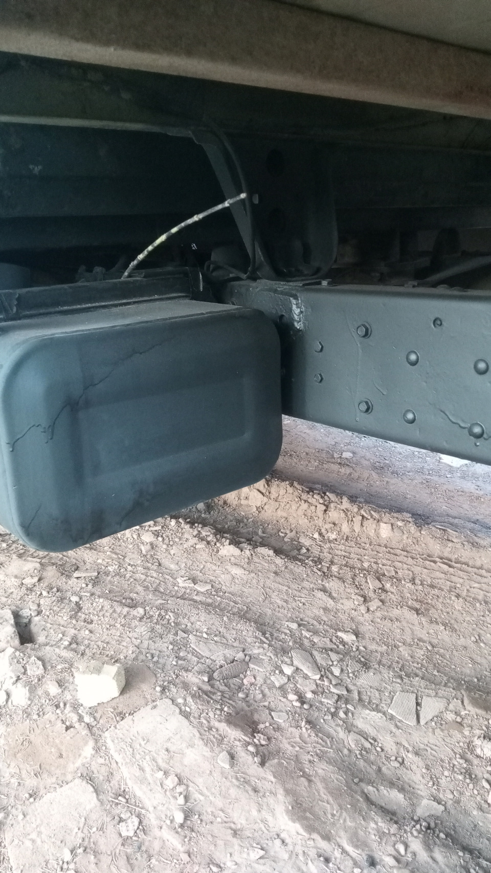 Покраска рамы с обнаружением неисправностей. — ГАЗ Газель, 2,2 л, 2006 ...