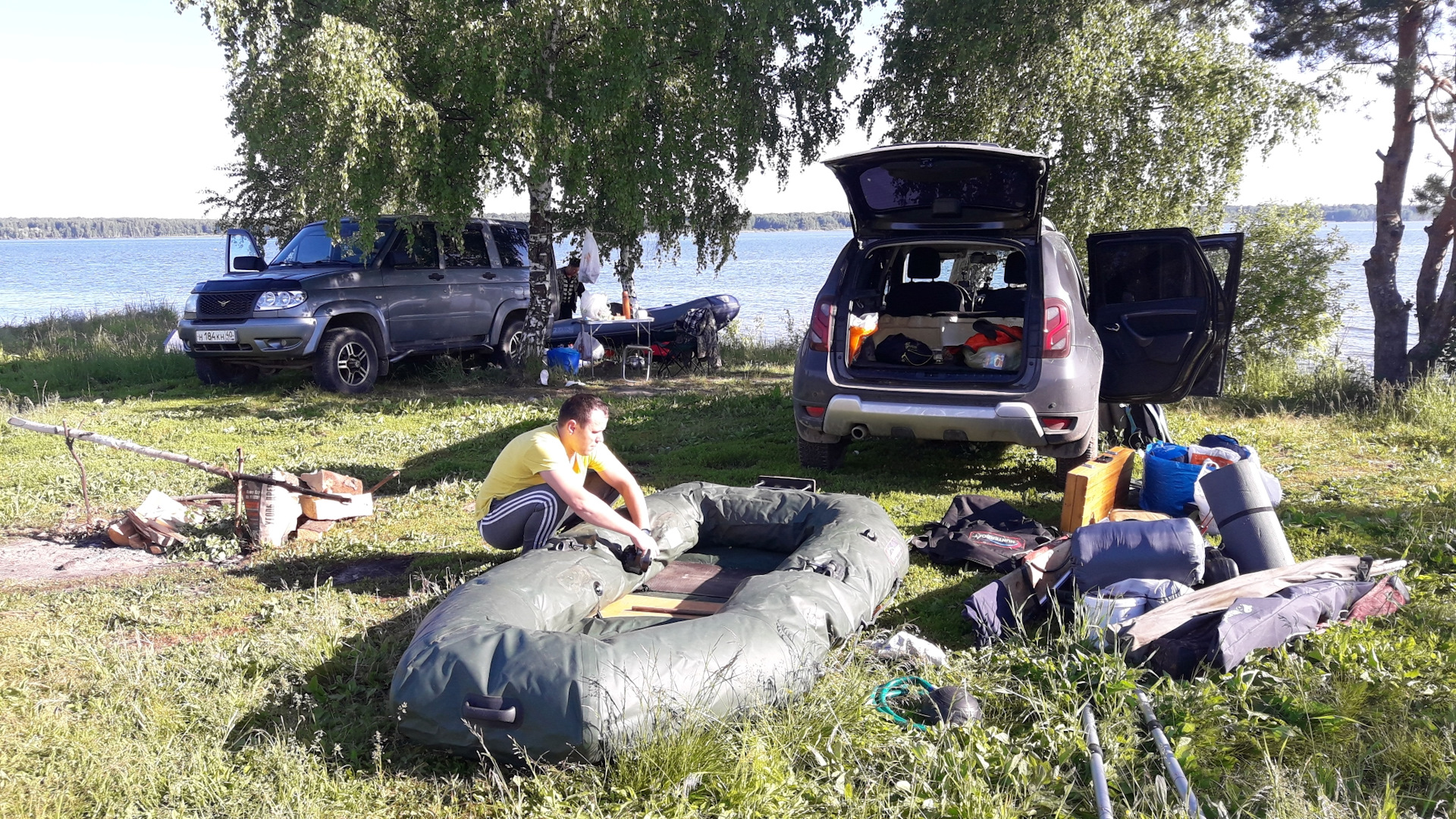 рыбинское водохранилище отдых с палатками