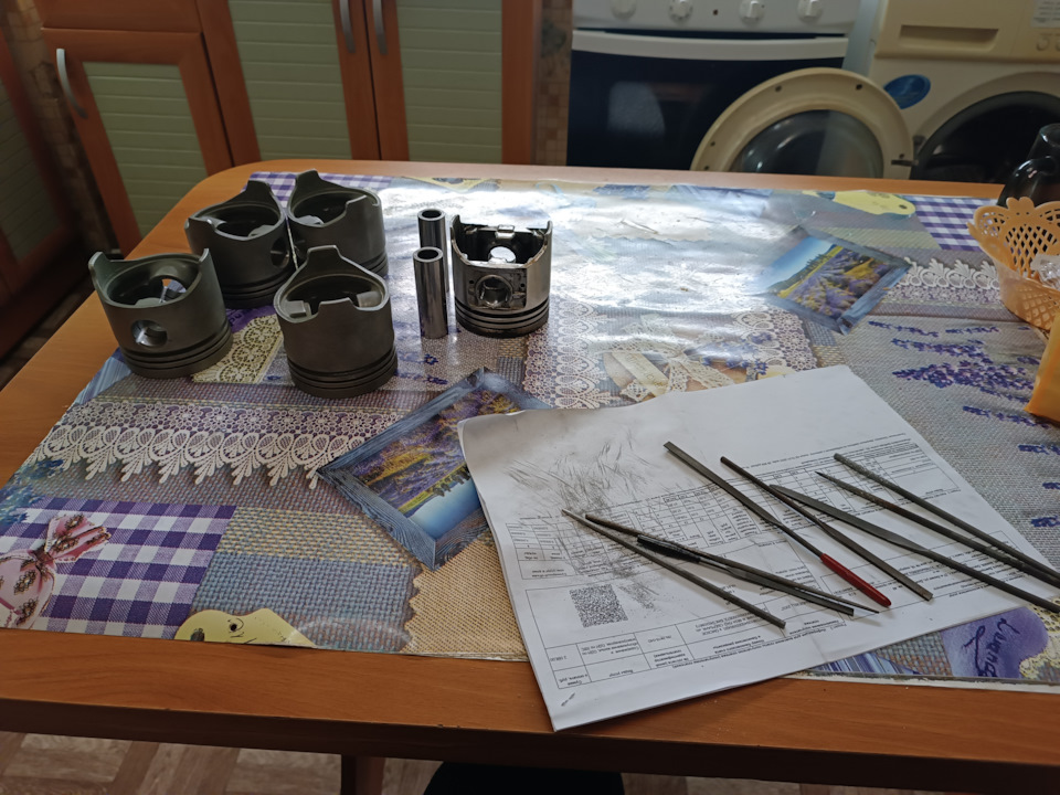 Поршневая 2103 Mahle 448 10 03 76.800 — Lada 21061, 1,5 л, 1994 года ...