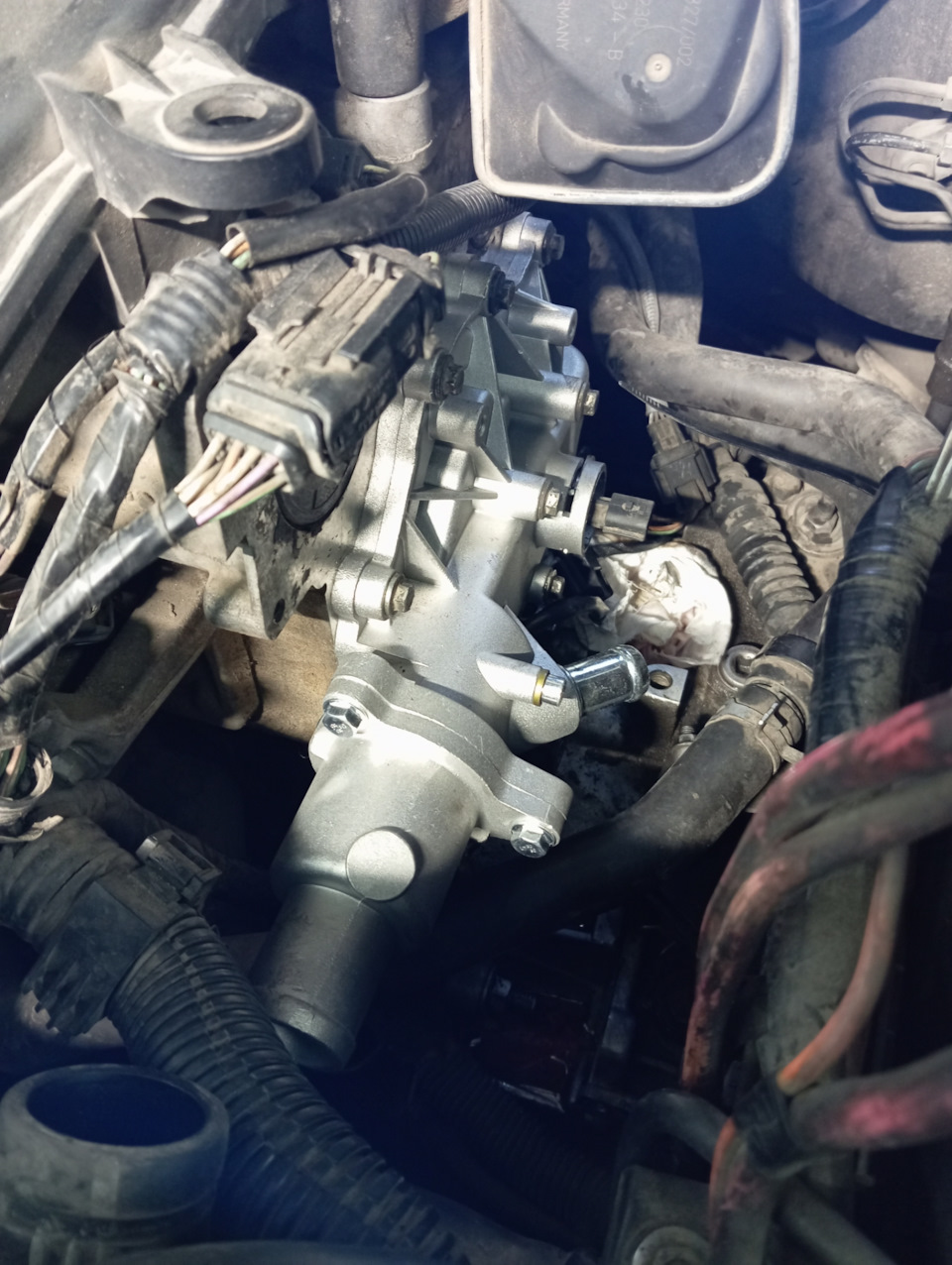 Поставил корпус термостата в сборе с ozon — DRIVE2