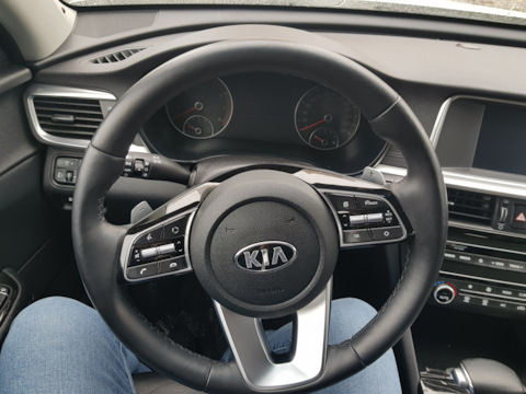 Перетяжка руля kia optima