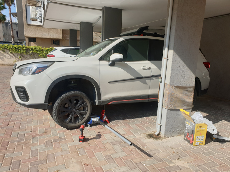 110К км или попытка замены передних тормозных колодок. — Subaru ...