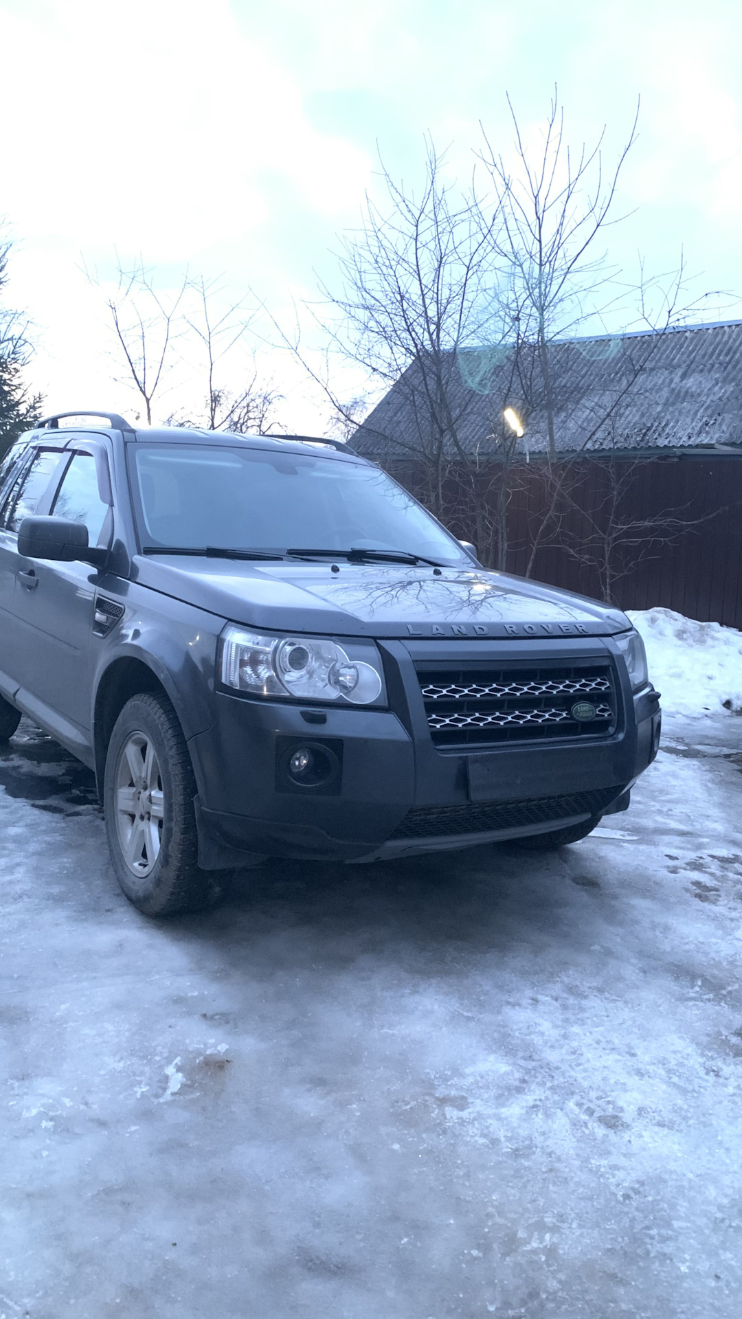 Land Rover Freelander 2 тюниг стандартного бампера под ресталинговый ...