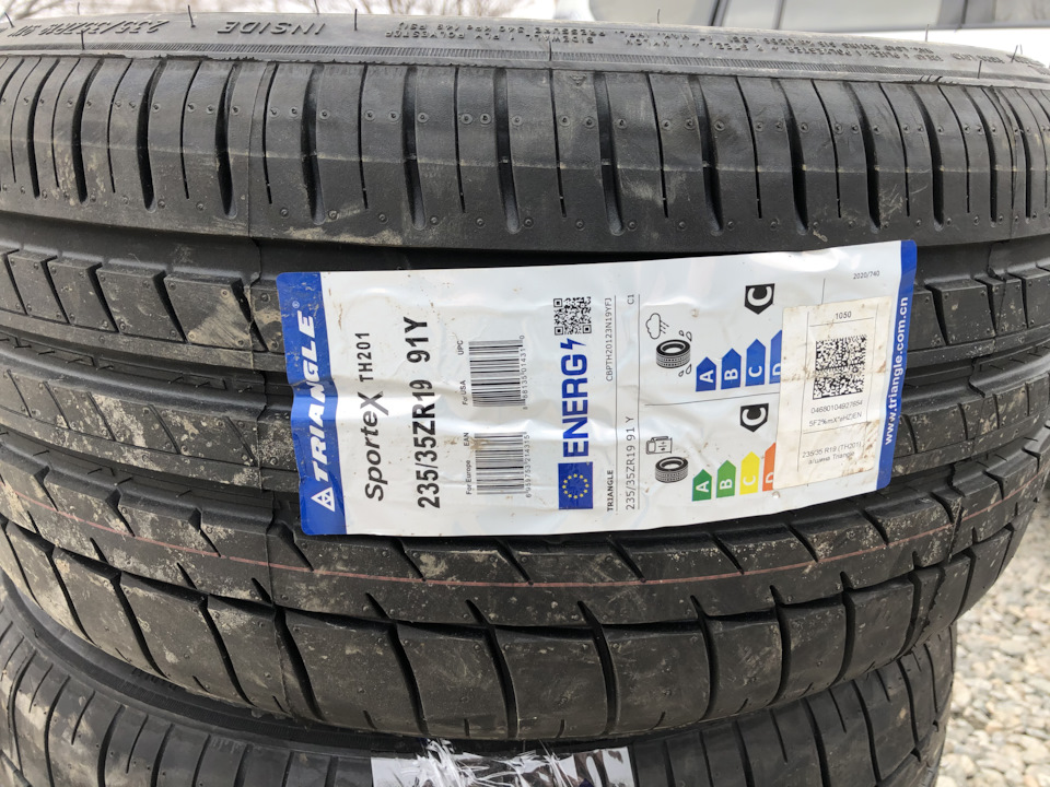 Резина на лето Triangle SporteX TH201 235/35 R19 — Toyota Crown (S200 ...