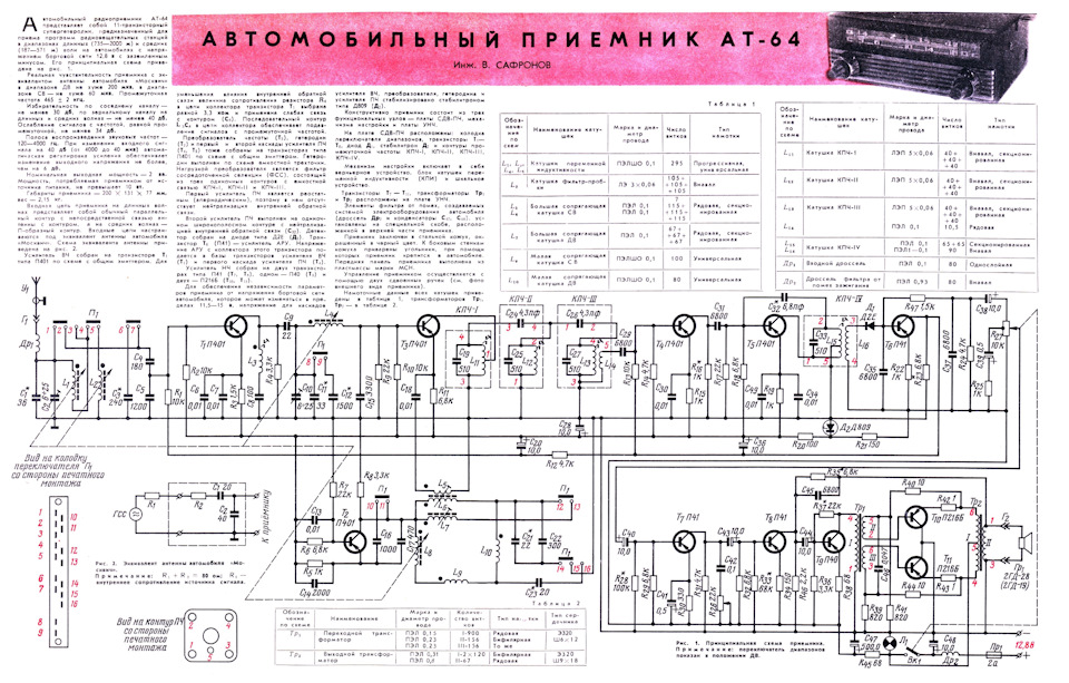 Приемник ат 66 схема