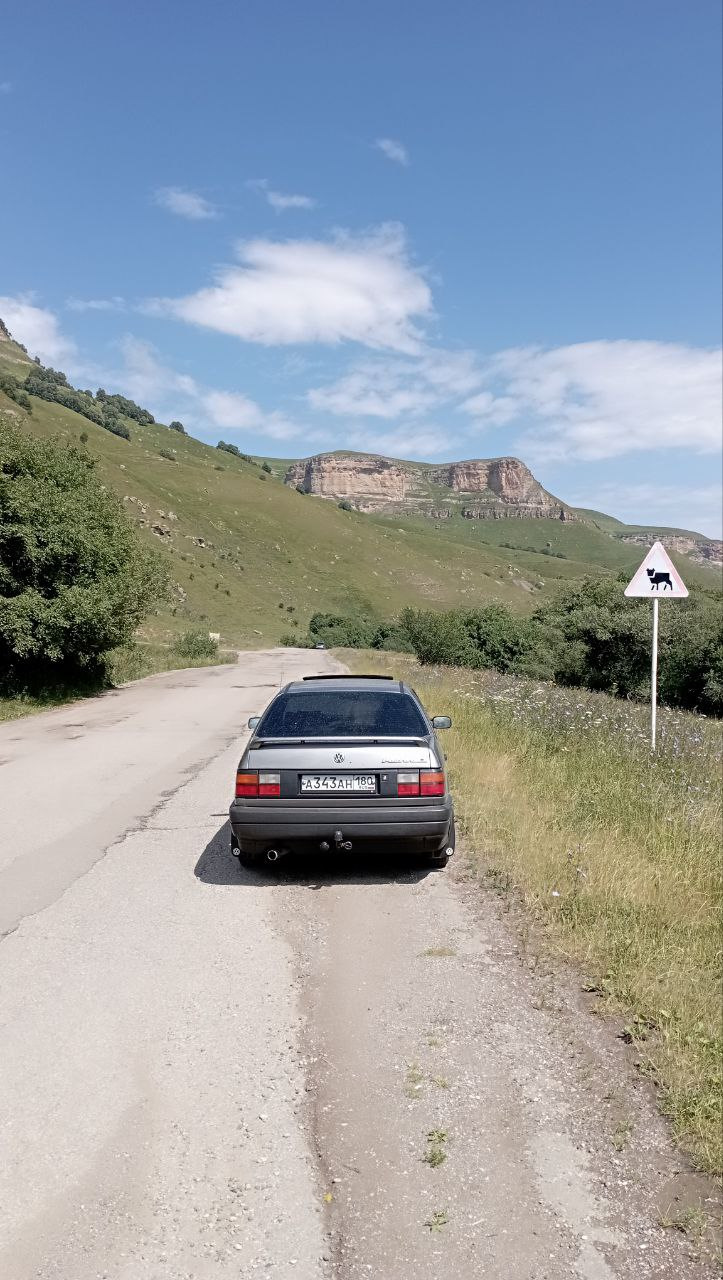 Поездка на Кавказ. Домбай, Кисловодск, Туапсе. — Volkswagen Passat B3, 1,8  л, 1992 года | путешествие | DRIVE2