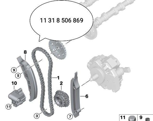 Статистика по цепям ГРМ m57, какие цепи лучше? — BMW X5 (E70), 3 л ...