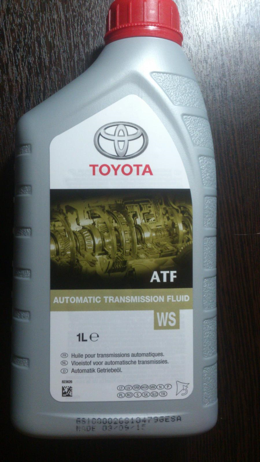 Масло тойота ws купить. Toyota ATF WS. 0888681210 Toyota ATF WS. Тойота АТФ WS артикул.