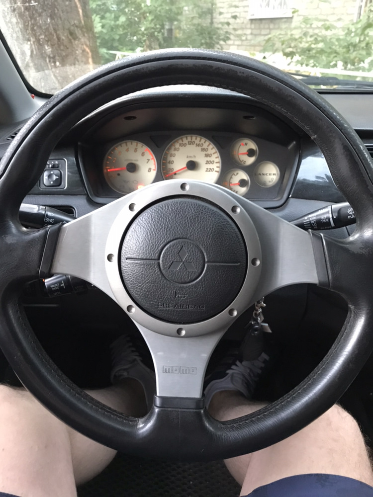 Руль от 2х литровой версии) — Mitsubishi Lancer IX, 1,6 л, 2004 года ...