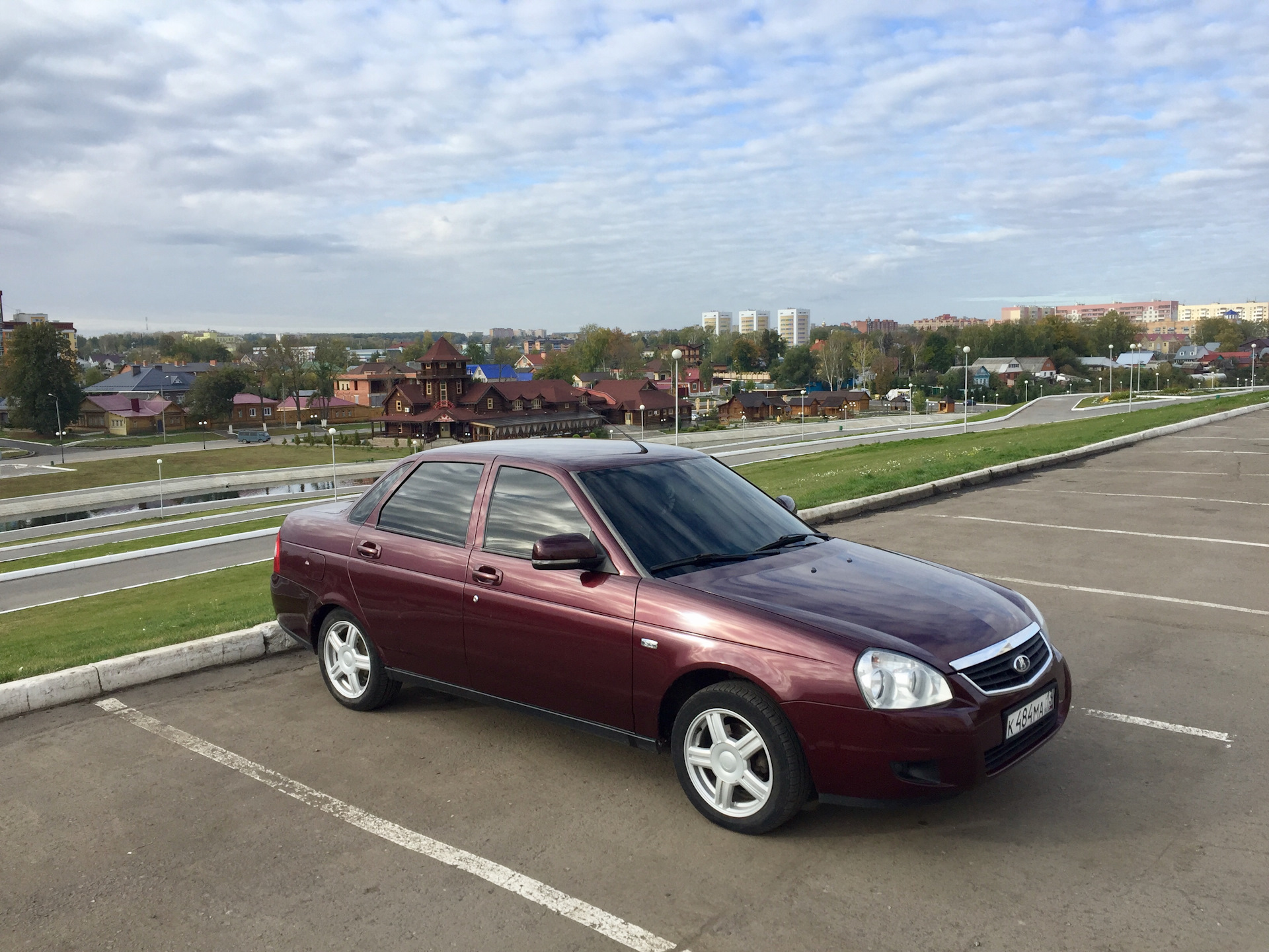 Приора 2 портвейн седан тонированная