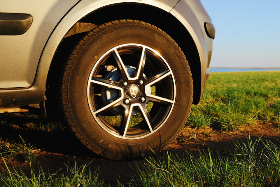 Колесные диски K7 K101 Домино R14 5.5j ET42. — Hyundai Getz, 1,3 л ...