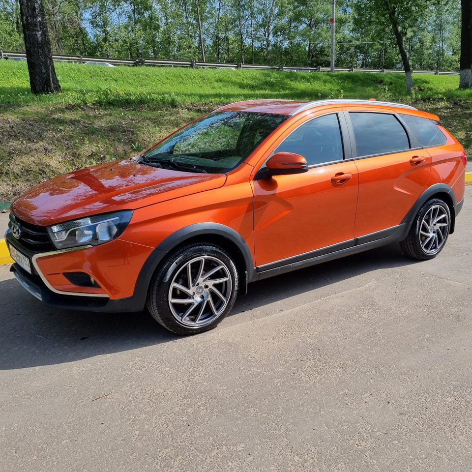 Наконец-то купил второй комплект дисков! — Lada Vesta SW Cross, 1,6 л, 2021  года | колёсные диски | DRIVE2