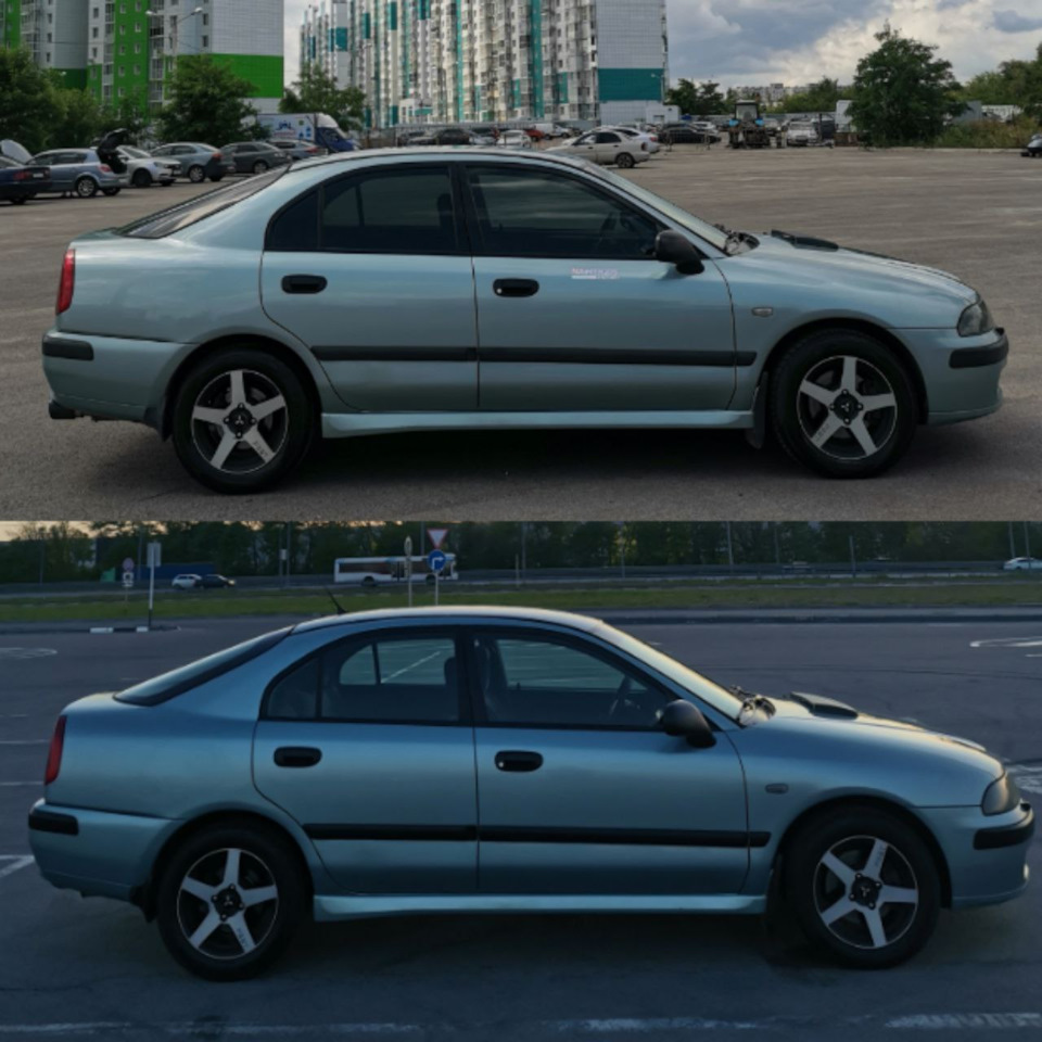 Тонировка и замена всех тех.жидкостей — Mitsubishi Carisma, 1,8 л, 2002 ...