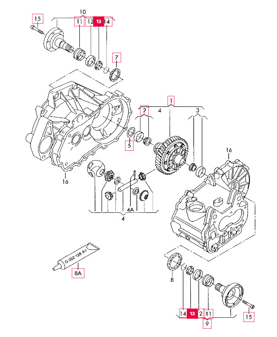 G052128A1 Смазка уплотнительная вала 50гр. VAG | Запчасти на DRIVE2