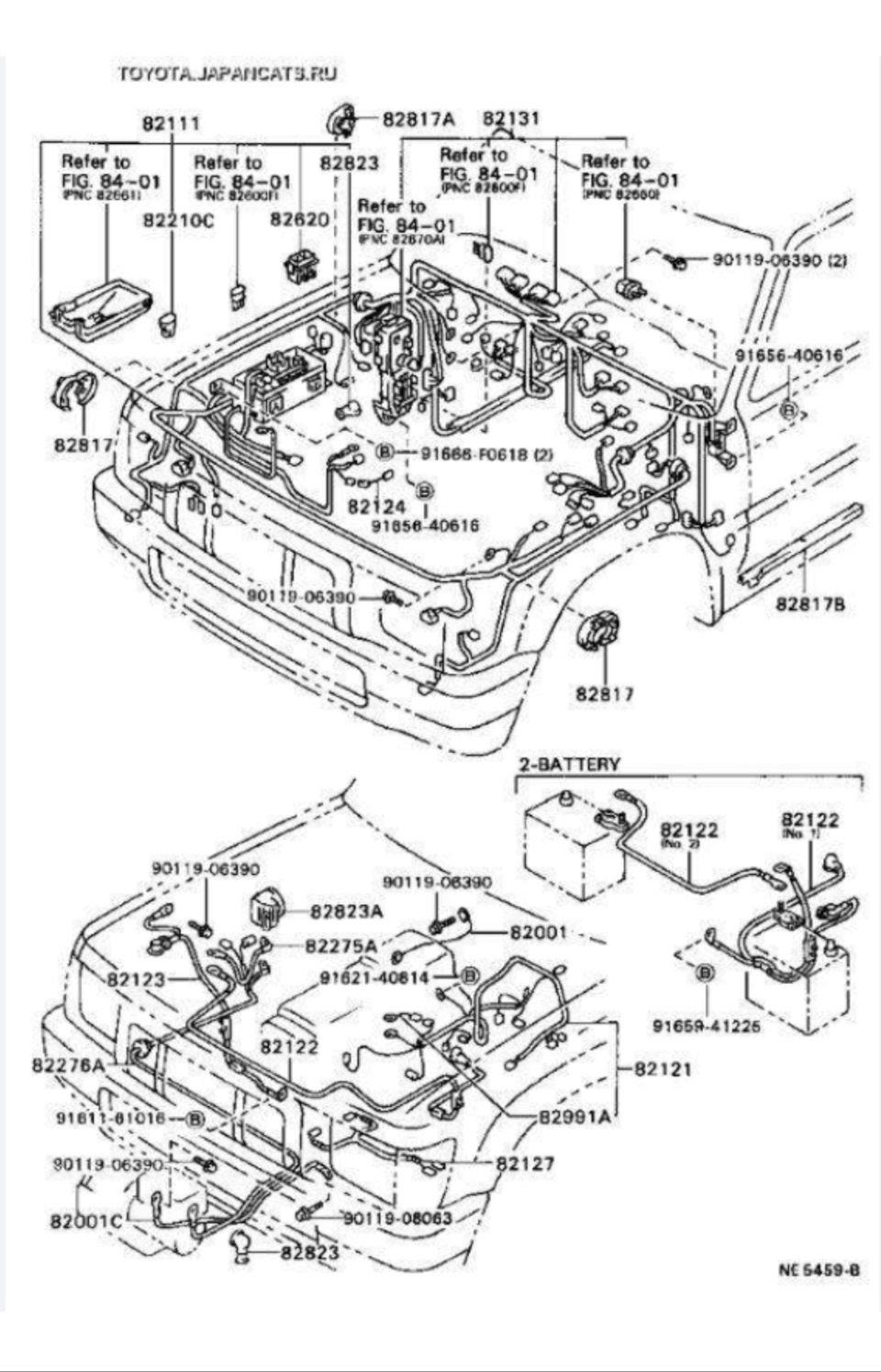 Кенгурятник и П Т Ф на 130го — Toyota Hilux Surf (2G), 2,4 л, 1993 года