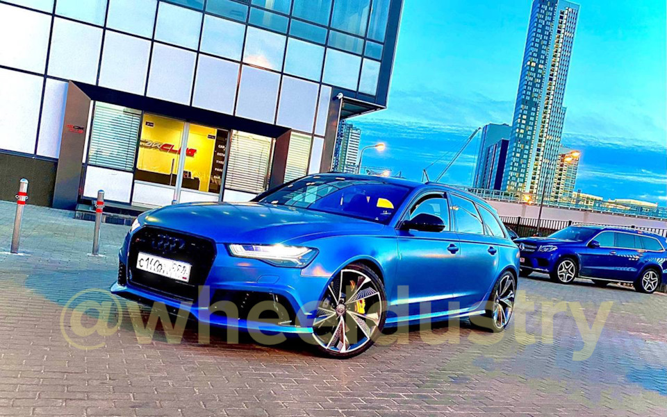 Кованые диски в диаметре R21 установлены на Audi RS6 — Wheeldustry на ...